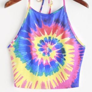 Tie Dye Halter Crop Top ❌SOLD❌